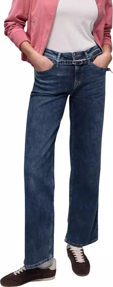 Blue Cotton Relaxed Fit Jeans