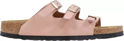 Multicolor Leather Flat Sandals