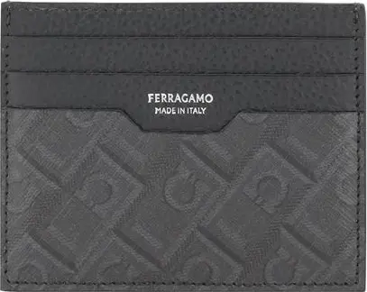 Gray Calf Leather Bos Taurus Wallet