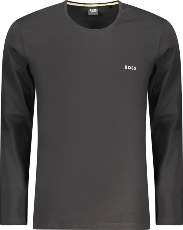 Black Cotton Men T-Shirt