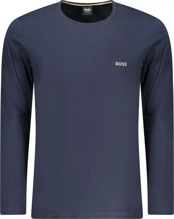 Blue Cotton Men's T-Shirt