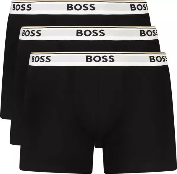 Black Cotton Men Boxer