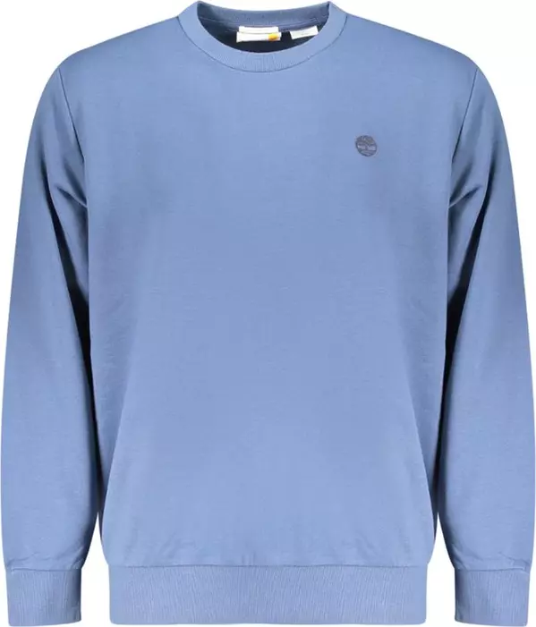 Blue Cotton Men's Sweatshirt