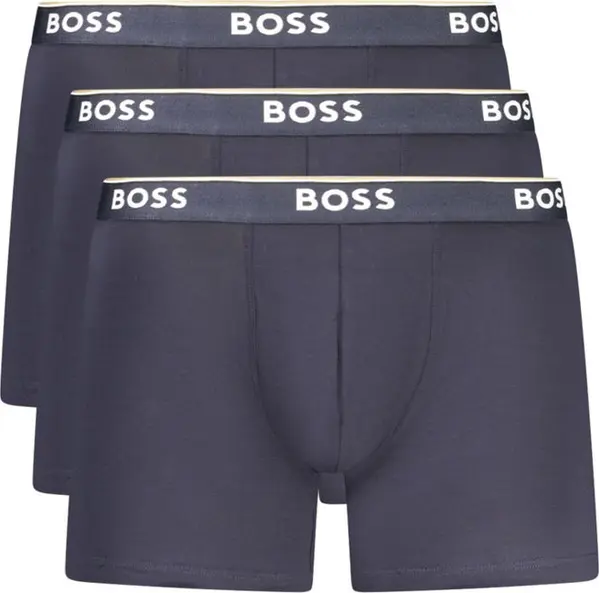 Blue Cotton Men Boxer Short