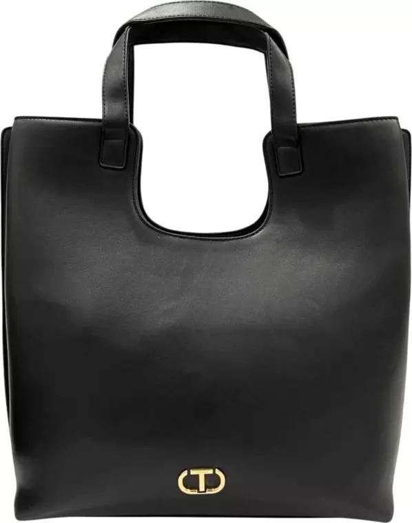 Black PU Women Shoulder Bag