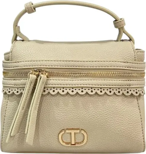 Beige PU Women Handbag