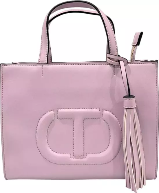 Purple PU Women Handbag