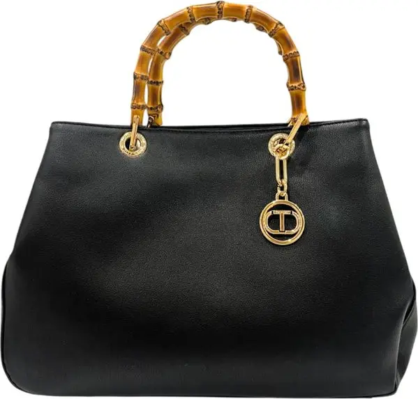 Black PU Women Handbag