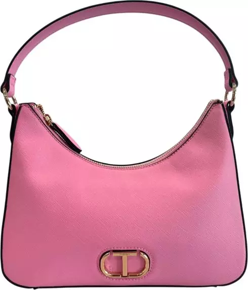 Pink PU Women Shoulder Bag