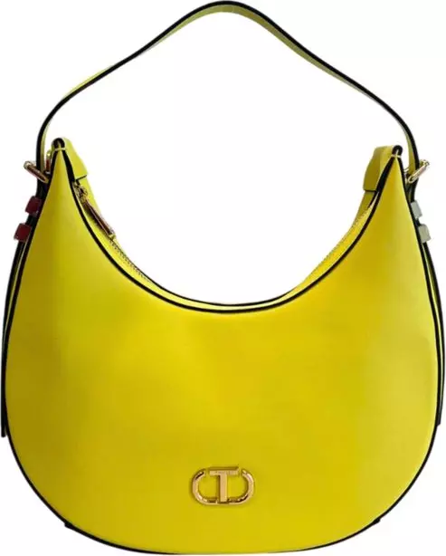 Yellow PU Women Shoulder Bag