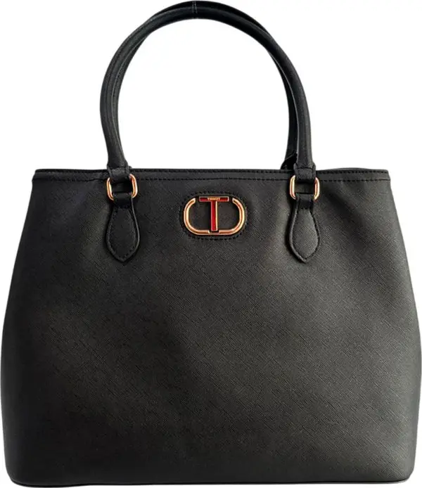 Yellow Polyurethane Women Shoulder Bag