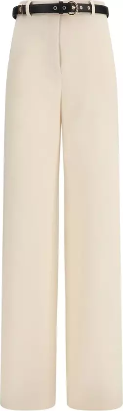 Beige Triacetate Dress Pants