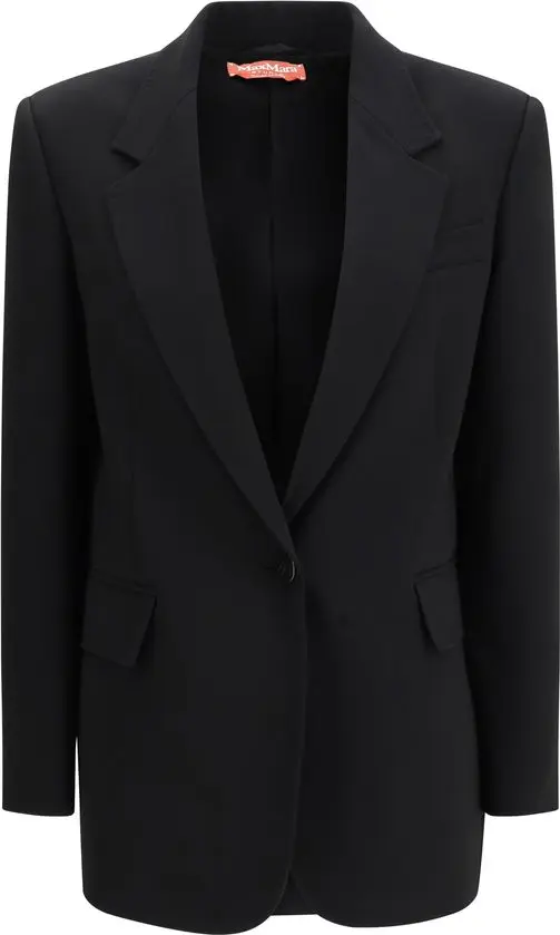 Black Triacetate Blazer