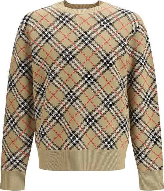 Beige Cotton Sweatshirt
