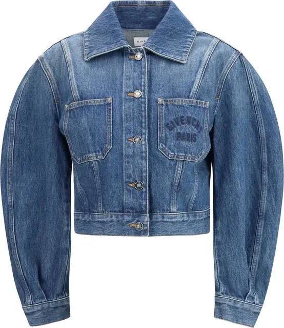 Blue Cotton Denim Jacket