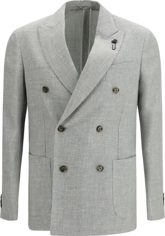 Bicolor Wool Blazer
