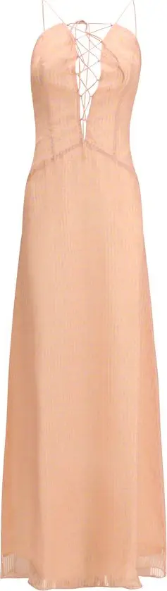 Multicolor Silk Casual Dress