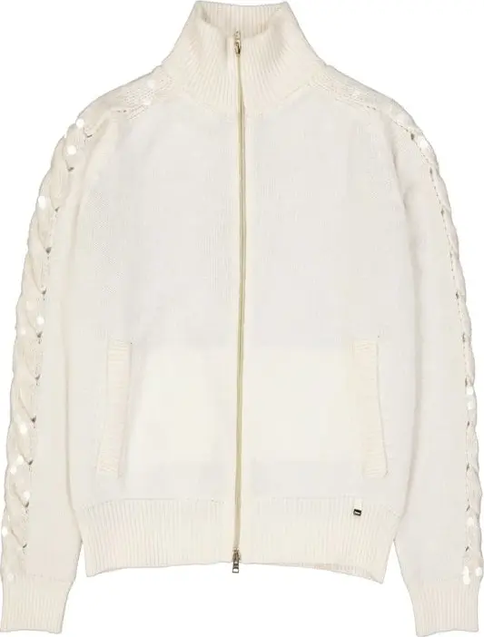 White Cashmere Cardigan