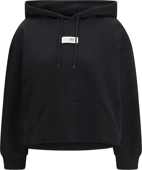 Black Cotton Sweatshirt