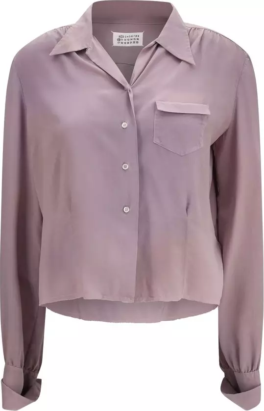 Purple Silk Shirt