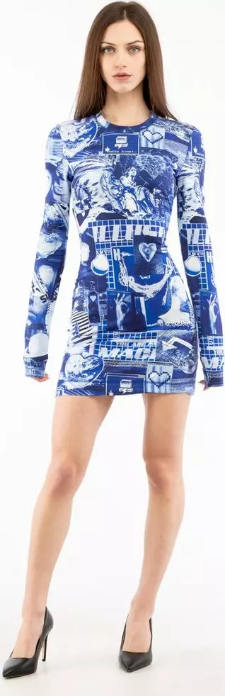 Multicolor Cotton Casual Dress