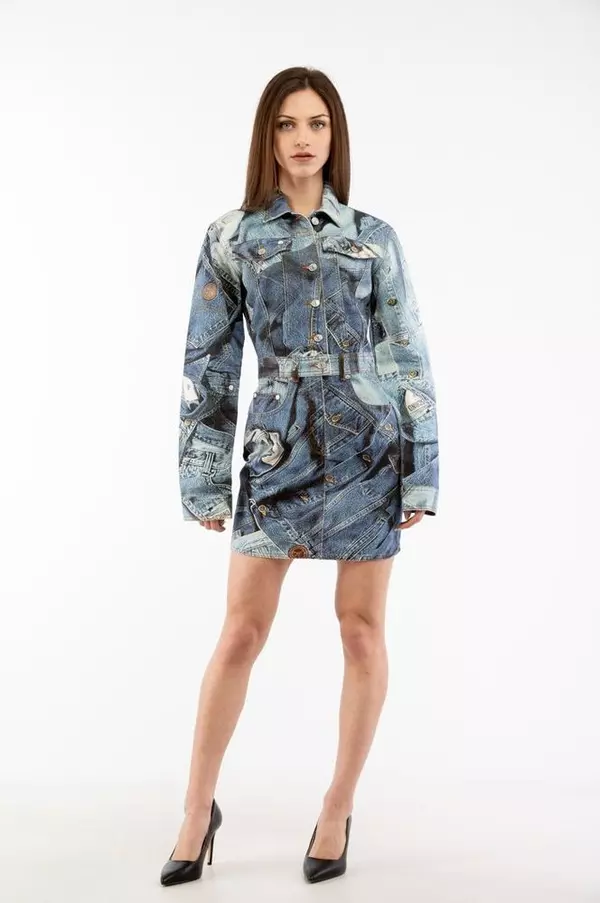 Multicolor Cotton Casual Dress