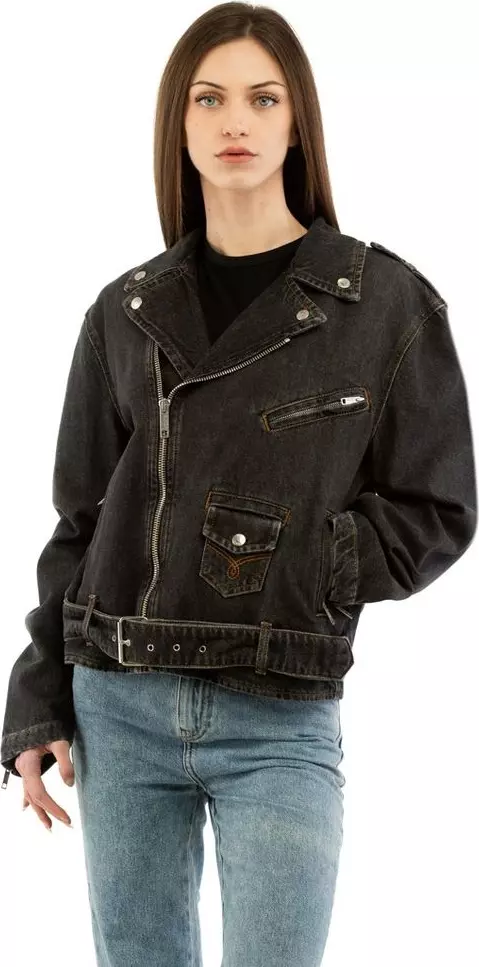 Multicolor Cotton Denim Jacket