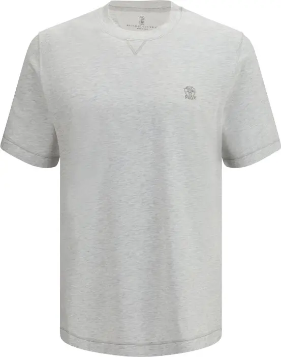 Gray Cotton T-Shirt