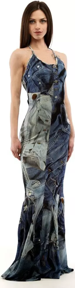 Multicolor Viscose Casual Dress
