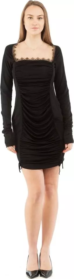 Black Viscose Cocktail Dress