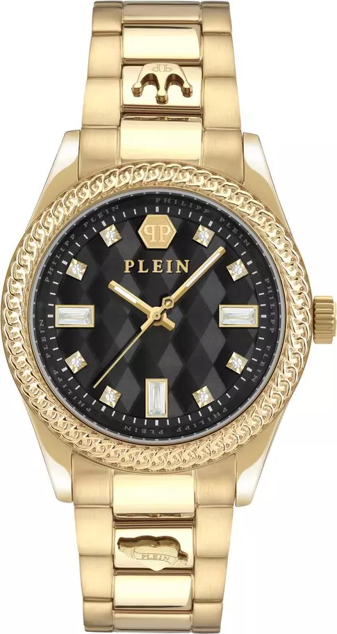Gold Stainless Steel Dress Watch