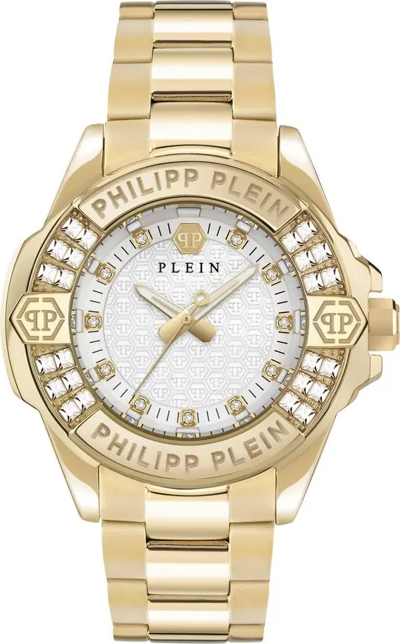 Gold Stainless Steel Dress Watch