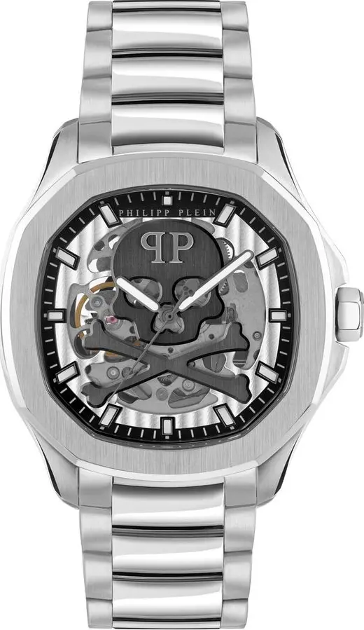 Gray Stainless Steel Dress Watch