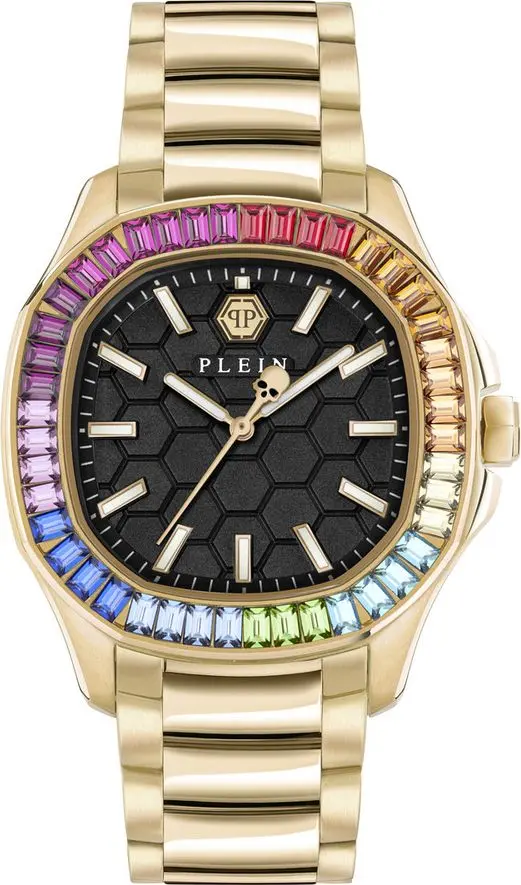 Gold Stainless Steel Dress Watch