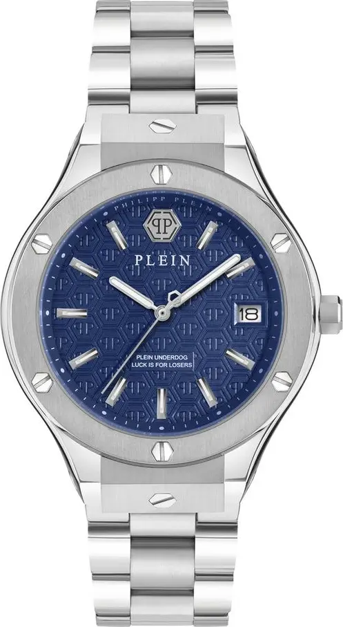 Gray Stainless Steel Dress Watch
