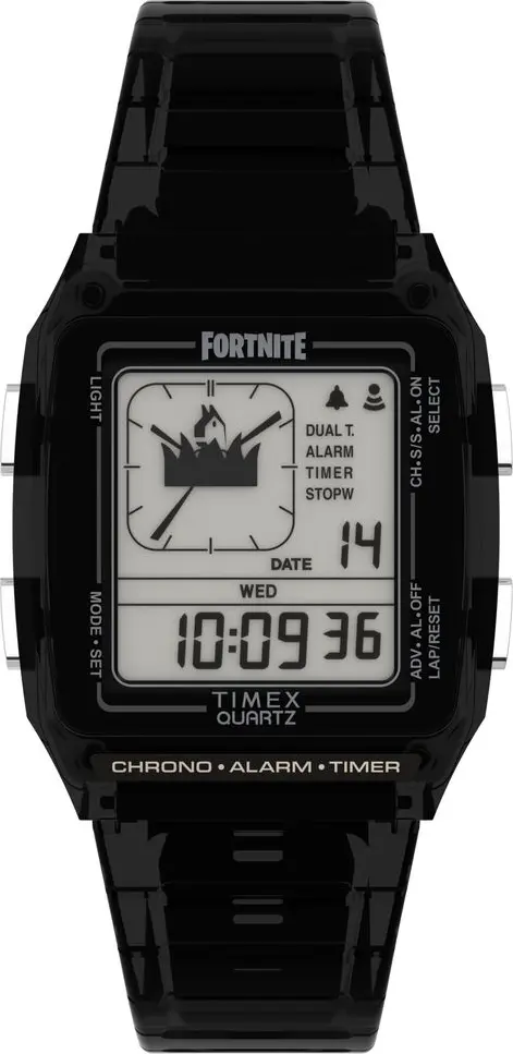 Black Rubber Digital Watch