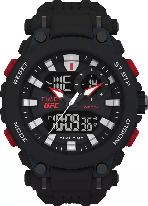 Black Rubber Digital Watch