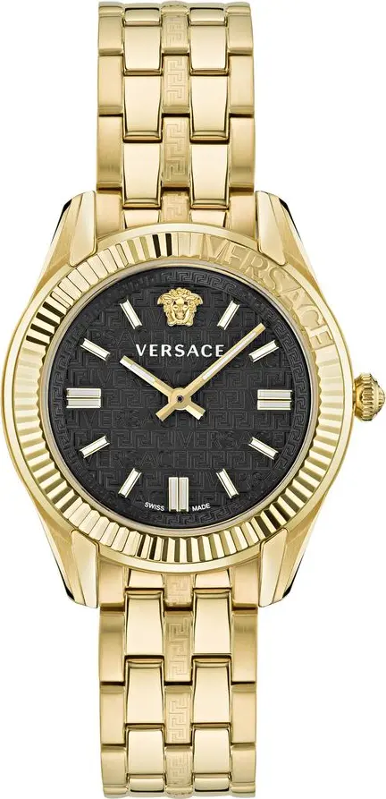 Gold Stainless Steel Dress Watch