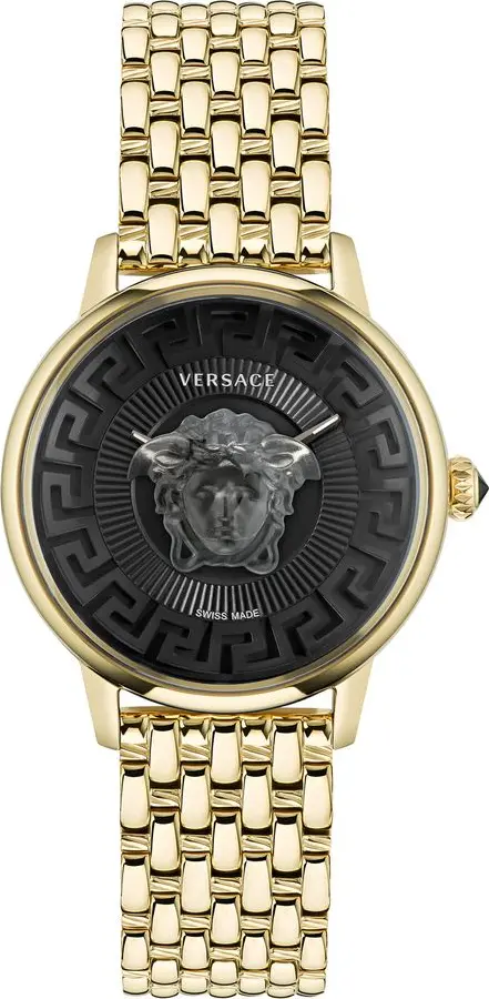 Gold Stainless Steel Dress Watch