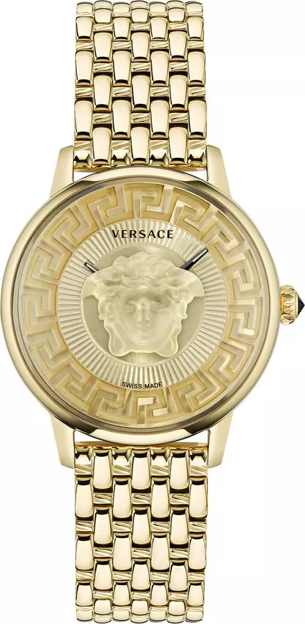 Gold Stainless Steel Dress Watch