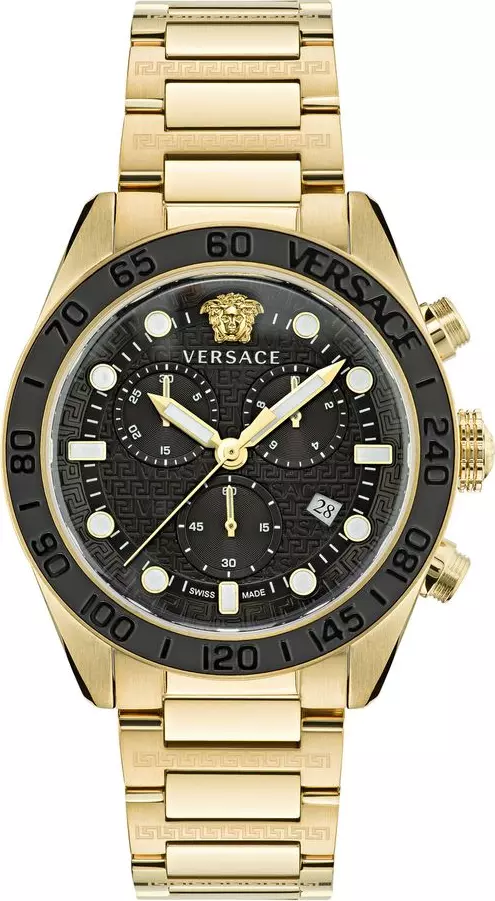 Gold Stainless Steel Dress Watch