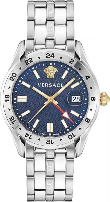 Gray Stainless Steel Dress Watch