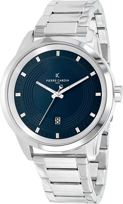 Gray Stainless Steel Dress Watch