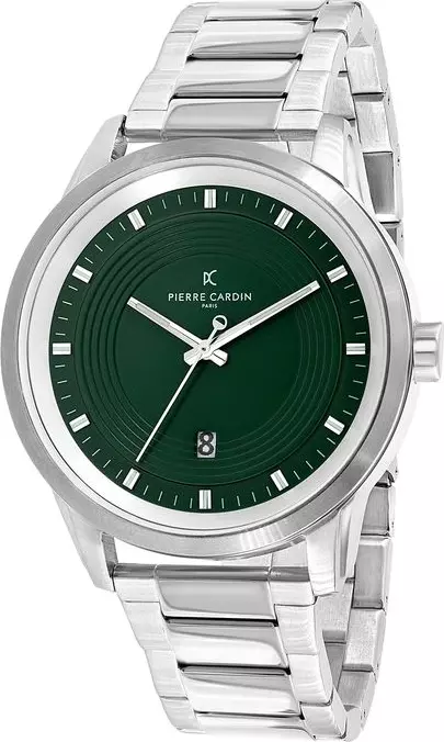 Gray Stainless Steel Dress Watch