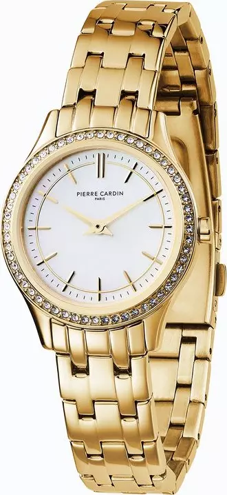 Gold Stainless Steel Dress Watch