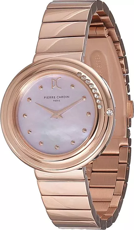 Gold Stainless Steel Dress Watch
