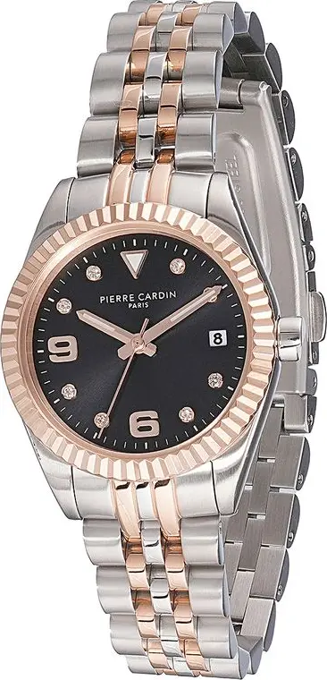 Gray Stainless Steel Dress Watch
