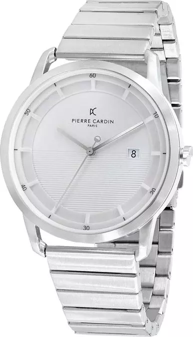 Gray Stainless Steel Dress Watch