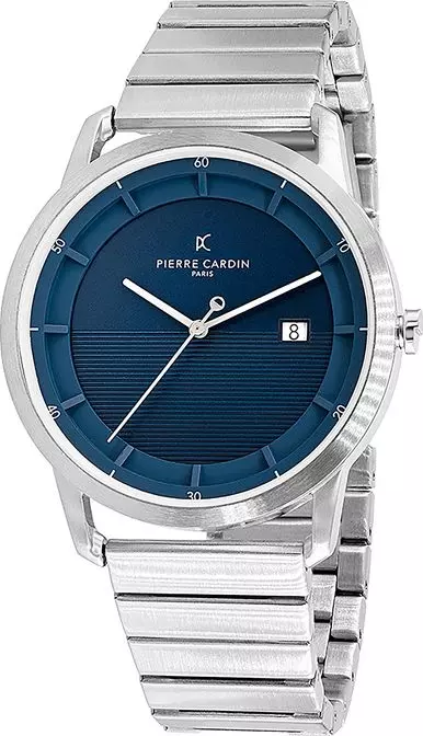 Gray Stainless Steel Dress Watch