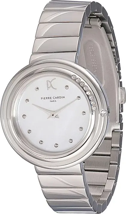 Gray Stainless Steel Dress Watch